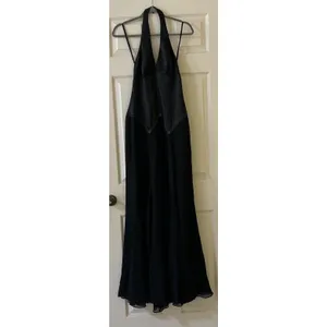 BCBG MaxAzria BCBG Paris Black Silk Halter Gown Sz 6 NWT Prom Wedding Gala Sexy thumbnail 15