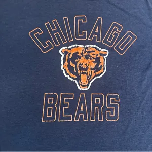 Nike MLB Chicago Bears Vintage‎ Blue Short Sleeve Tee with Classic Crew Neck thumbnail 2