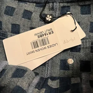 Molly Bracken Denim Mini Skirt Printed thumbnail 5