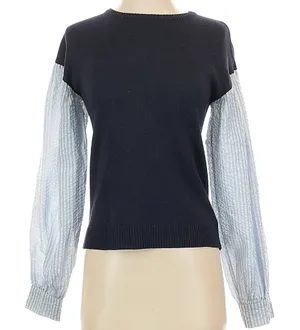English Factory Navy Knit Top thumbnail 1