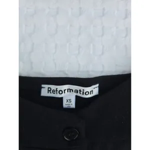 Reformation Womens Black Button Front Corset Cami Tank Top Sleeveless XS thumbnail 2