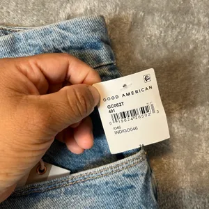 Good American Good‎ Curve Skinny Crop Jeans Size 24 Plus Size Tummy Control New thumbnail 8