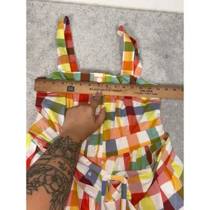 Christopher John Rogers for Target Plaid‎ Wide Strap Tie Waist Dress Size 2 NWT thumbnail 8