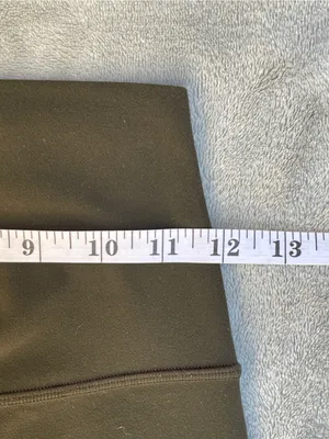 Lululemon Align High Rise Army Green Leggings yoga Pilates activewear gym size 4 thumbnail 10