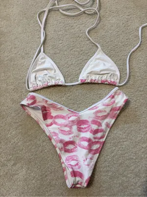 Frankie's Bikinis Sydney Sweeney Lipstick Bikini Set thumbnail 4