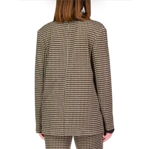 Sanctuary Women's Blazer Medium Multicolor‎ Mini Houndstooth One-Button Tailored thumbnail 3
