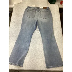 Judy Blue Women 18W Mid Rise Bootcut Jeans Light Wash Side Slit JB82552LT-PL‎ thumbnail 5