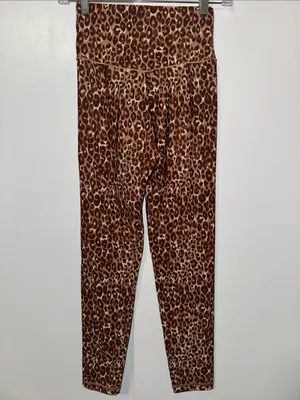 Aerie OFFLINE Leggings Real Me 7/8 High Rise Leopard Print Women’s M Medium thumbnail 6