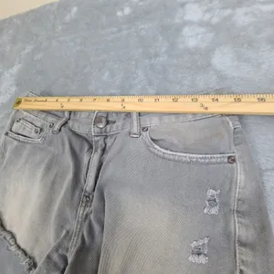 Free People Womens Shorts W 27 Button Fly Low Rise Cut Off 2" Inseam Distressed thumbnail 3