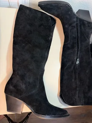 Raj Boots in Onyx Suede Black Size 8.5 thumbnail 8