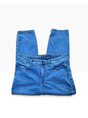 Women's Talbots Flawless High-Waist Cropped Jeans Blue Size 8P thumbnail 2