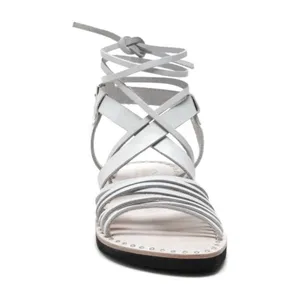 Free People Willow Wrap Gladiator Leather Sandals Bone Size 36 5 5.5 6 Bohemian thumbnail 6