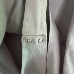 American Eagle Pale Blue Scoop Neck Bodysuit with Double Straps thumbnail 5