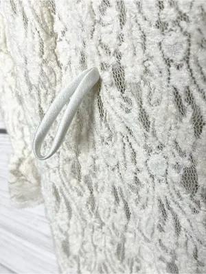 American Vintage Vintage Cream Lace Open Front Robe Duster Cardigan Size Small thumbnail 7