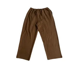 Skims Cotton Fleece Classic Straight Leg Pant in Bison Size 2X New thumbnail 6