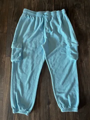cargo sweatpants Blue Size XXL thumbnail 2