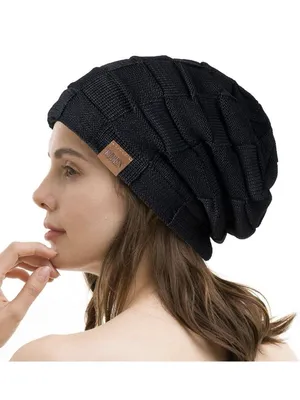 REDESS Beanie Hat Bundle Of 2 for Men and Women Winter Warm Hats Knit Slouchy thumbnail 7
