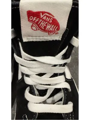 VANS Sk8-Hi High Top Sneakers Womens 8 Black White Skate Streetwear thumbnail 10