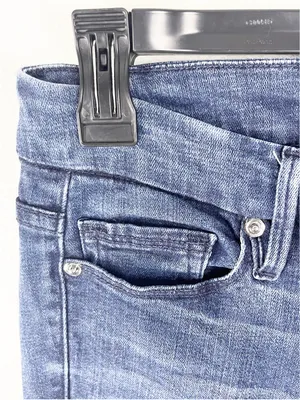GOOD AMERICAN Good Legs Medium Wash Five Pockets Denim Jeans 26 Casual Neutral thumbnail 5
