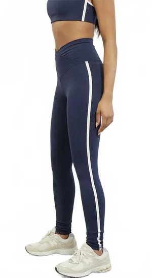 PacSun 1980 PAC WHISPER Active Navy Side Tracked Yoga Pants NWT Small thumbnail 1
