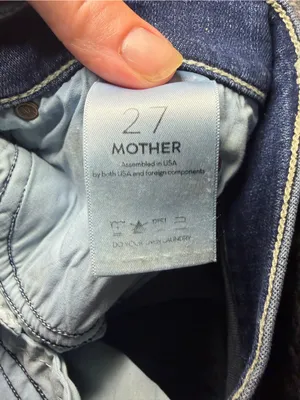 Mother Denim The Pony Boy Medium Wash Ankle Fray Jeans 27 thumbnail 8