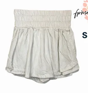 FP Movement The Way Home Skort Women’s L Ivory Athletic Running Skirt EUC thumbnail 1