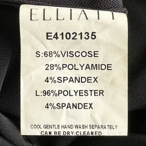 Elliatt Komodo One Shoulder Ruffle Sleeve Crop Top M Black Coquette Vampy Goth thumbnail 8
