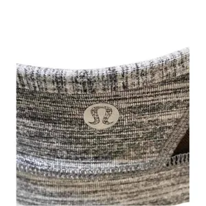 Lululemon Flow Y Sports Bra Grey Size 4 thumbnail 6