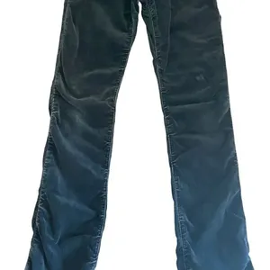 Theory Cotton Blend Green Velvet Skinny Womens Pants SZ 2 thumbnail 3