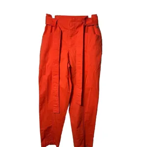 Women's High-Rise Tapered Ankle Tie-Front Pants - A New Day‎ Orange Size 10 thumbnail 3