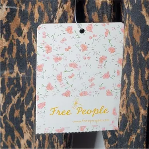 Free People Square Neck Copper Animal Print Pullover Tie Neck Long Sleeve Top Xs thumbnail 7