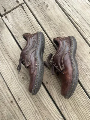 Born Dark Brown Lace Up Leather Oxfords, Size 7 (EU 38) thumbnail 3