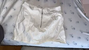 White Denim Skirt Size M thumbnail 2
