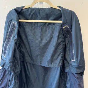Lululemon Women's Mesh Vent Raincoat Windbreaker Jacket Navy Blue‎ Full Zip thumbnail 6