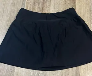 Black small swim skirt thumbnail 1