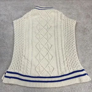 Anthropologie Callahan Viv Mock Neck Cable Knit Sweater Vest Size S thumbnail 4