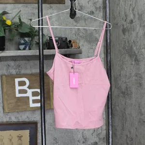 NWT Edikted Womens Knit Deanna Tank Top S16583 Pink XL thumbnail 5
