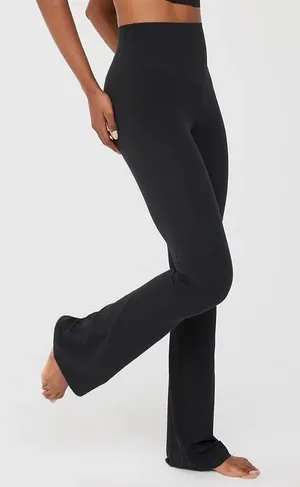 Aerie Offline Real Me Xtra Bootcut Legging in Black Size Small Short thumbnail 1