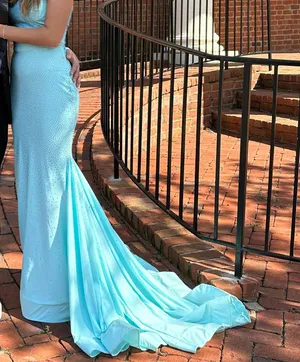 Amarra Aqua Prom Dress *RESELL* thumbnail 1