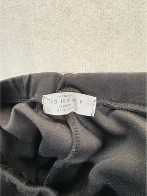 Made By Johnny Black Flared Skater Skirt Women’s Medium Made in USA thumbnail 7