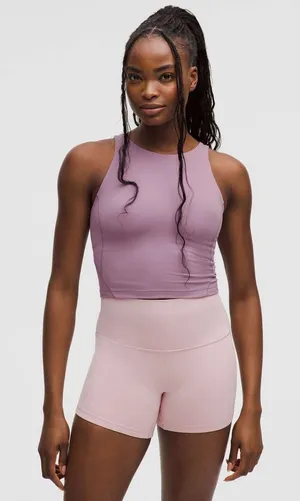 Lululemon Align High-Neck Tank Top Light Support Lavender Lux Size 8 thumbnail 1