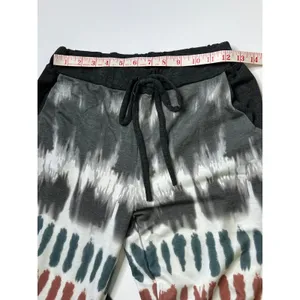 BIBI Tie Dye Lounge Set Women Small Jogger Pants Matching Top Boho Casual Set thumbnail 10