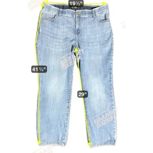 LEE Women Medium Relaxed Fit‎ Straight Leg Mid Rise Denim Blue Jeans Western thumbnail 8