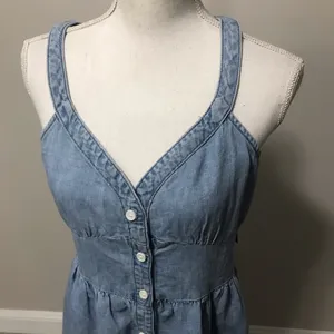 NWT Levi’s Sabine denim tiered Prairie dress thumbnail 5