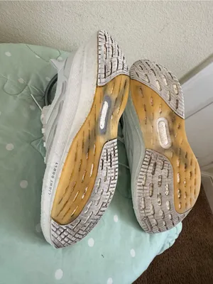 Adidas Ultraboost 5 shoes in a "Triple White" colorway Size 8 thumbnail 12