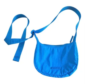 Athleta All About Mini Crescent Bag Blue Like new! thumbnail 1