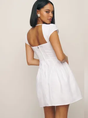 Reformation Oaklyn Linen Dress Size 8 thumbnail 2