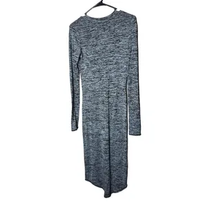 Aritzia Wilfred Free Lisiere Bodycon‎ V-Neck Heathered Midi Dress Size Small thumbnail 8
