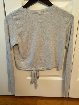 Lululemon Time To Restore Long Sleeve in Heathered Core Ultra Light Grey thumbnail 3
