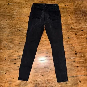 American Eagle hi-rise black stretchy 2 short normcore jeggings thumbnail 3
